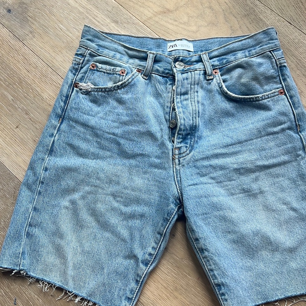 Zara denim shorts